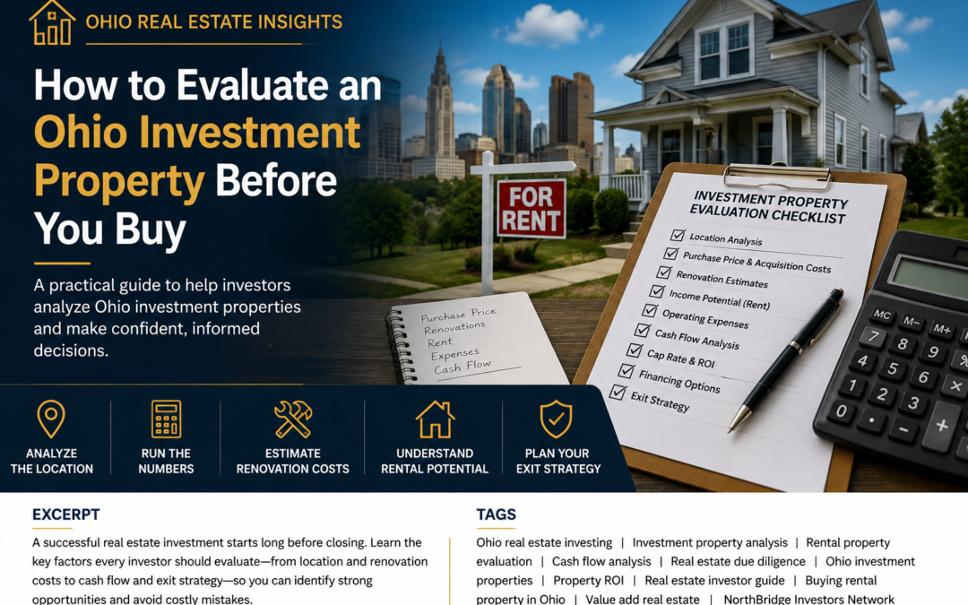 How to Evaluate an Ohio Investment Property Before You Buy